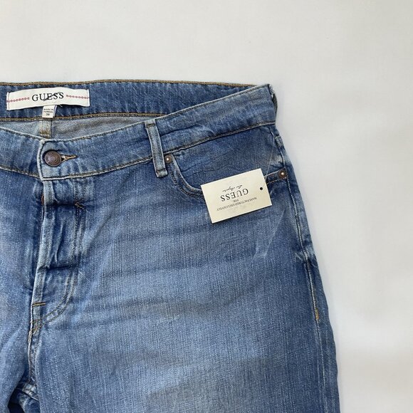 Guess Men's Faded Blue Denim Short Size 38 - Picture 4 of 6